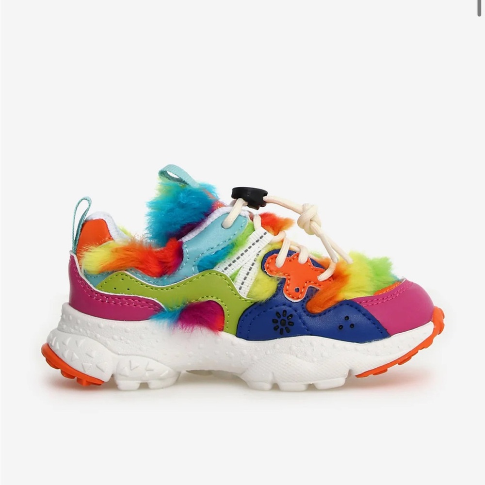 NWT Flower Mountain Kids Yamano 3 Trainers in Multicolour